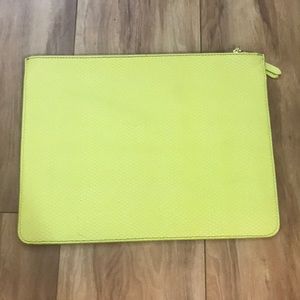 Banana Republic Bags - Banana Republic Neon Yellow Envelope Clutch Banana Republic Bags - Banana Republic Neon Yellow Envelope Clutch